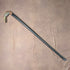British Vintage Thick Black Shaft Cane with Painted Duckhead Handle, 94cm